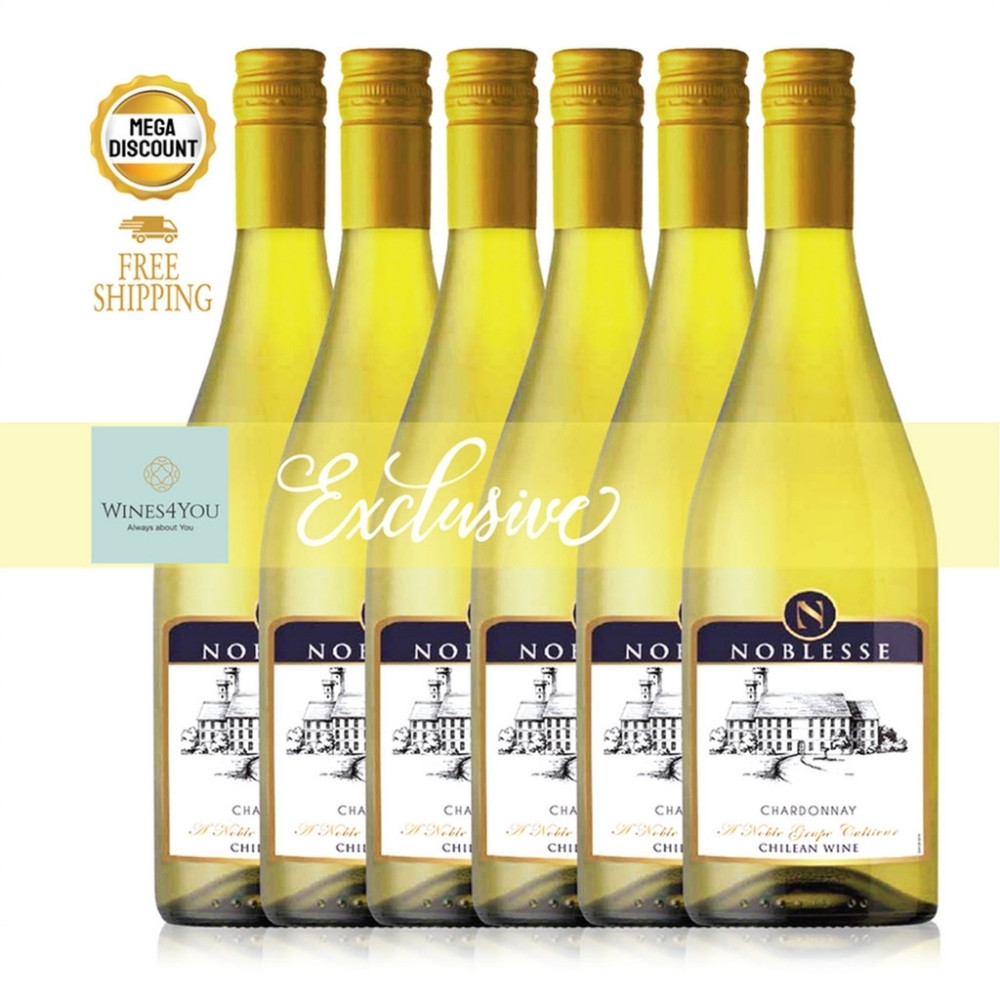 Noblesse Chardonnay Chile White Wine 6btls Ctn Promo!